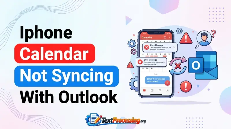 Iphone Calendar Not Syncing With Outlook