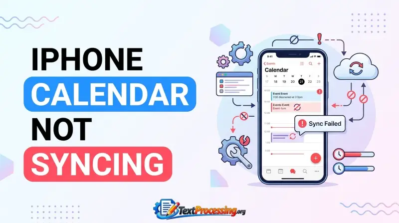 Iphone Calendar Not Syncing