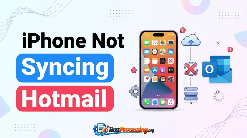 Iphone Not Syncing Hotmail
