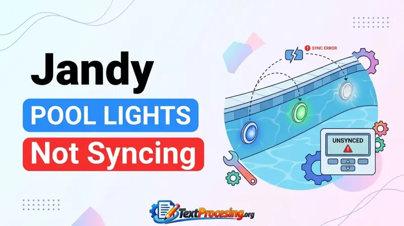 Jandy Pool Lights Not Syncing