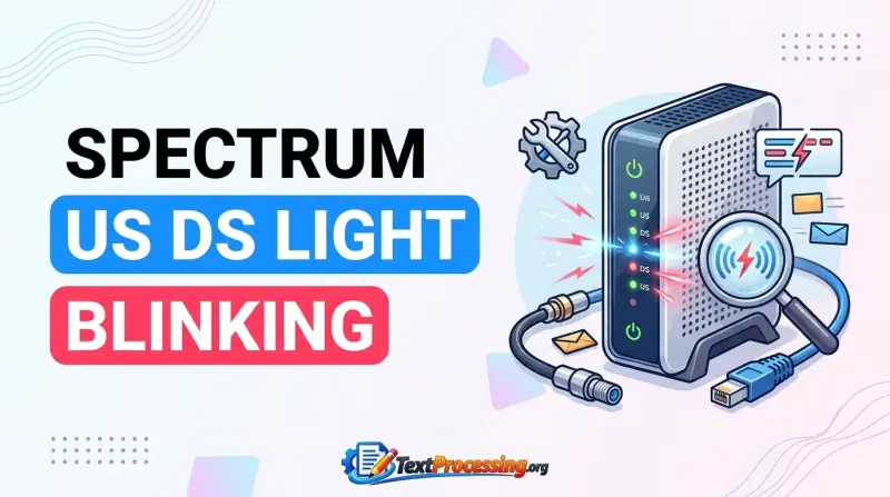 Spectrum Us Ds Light Blinking
