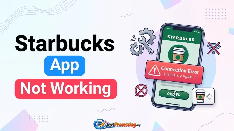 Starbucks App Not Working
