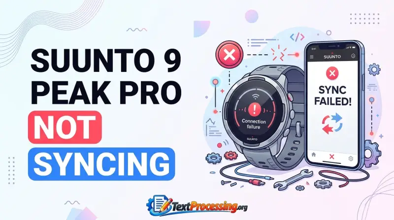 Suunto 9 Peak Pro Not Syncing