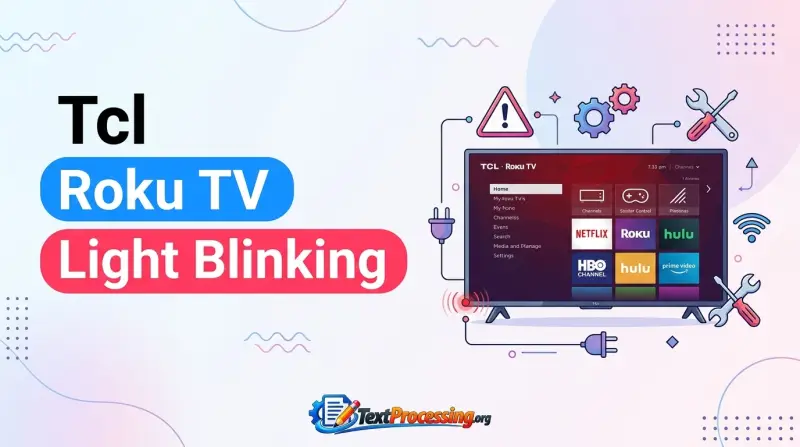 Tcl Roku TV Light Blinking