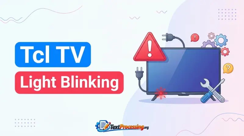 Tcl TV Light Blinking