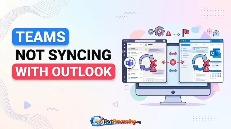 Teams Not Syncing With Outlook